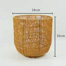 woven imitation rattan basket for toys and laundry