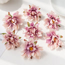 Set of 20 silk wall flowers for varied decoration