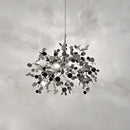 Modern stainless steel chandelier for restaurant and shop
