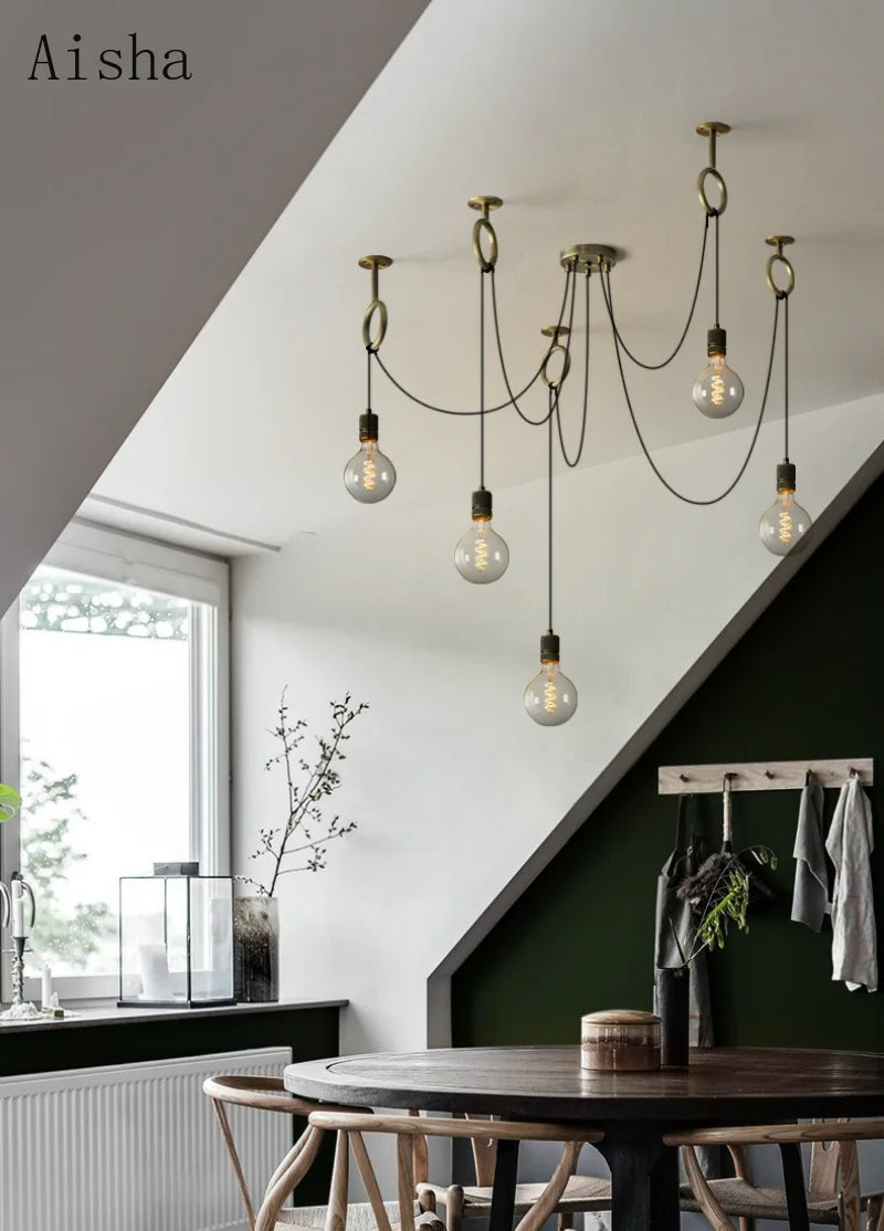 Retro wall light american country style creative industrial design