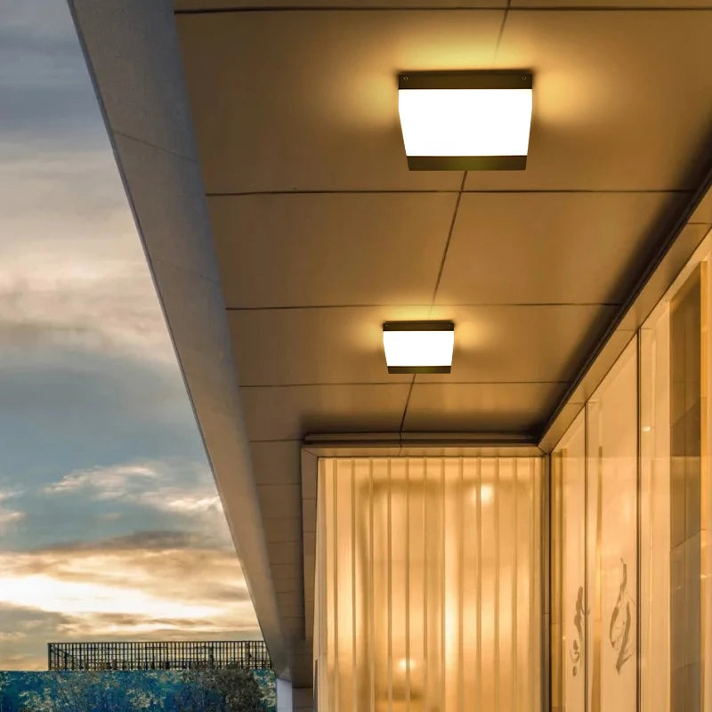 Durable waterproof LED garden wall light for outdoor use - vue 2 sur 12