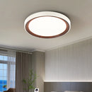 Modern walnut ceiling light for master bedroom