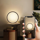 Round USB LED lamp with continuous dimming
