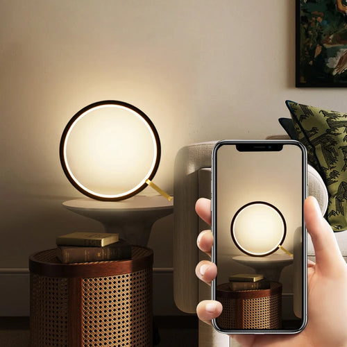 Round USB LED lamp with continuous dimming - vue 5 sur 6