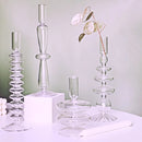 Clear glass candleholder modern nordic home decor