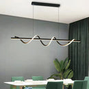suspension LED rotative avec télécommande pour décoration intérieure