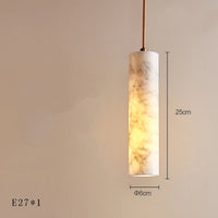Luxury modern marble LED pendant lamp