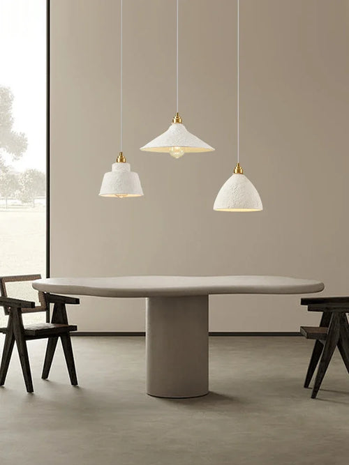 Handcrafted wabi-sabi pendant light for modern Japanese ambience - vue 2 sur 16