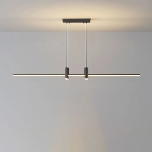 Modern minimalist metal LED pendant light - vue 5 sur 13
