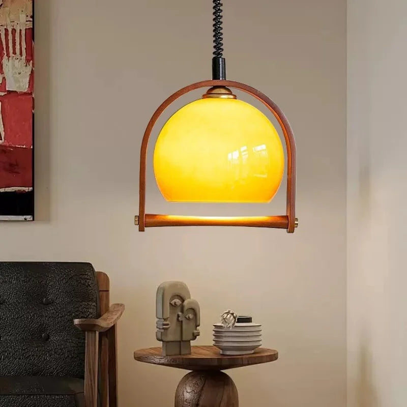 Medieval glass chandelier for decorative pendant lighting - vue 3 sur 7