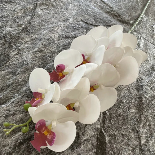 Artificial phalaenopsis decorative orchid for weddings and gardens - vue 20 sur 23