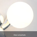 Resin and glass bear wall light for children