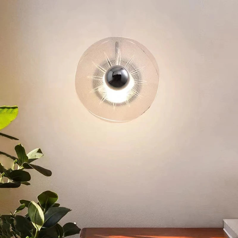 Modern decorative sunflower wall light in lotus shape - vue 4 sur 7