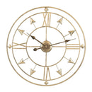 Wrought Iron Wall Clock for Living Room, Home Warm Decoration, Retro Silent Clock