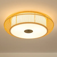 Handmade bamboo chandelier with modern and elegant style