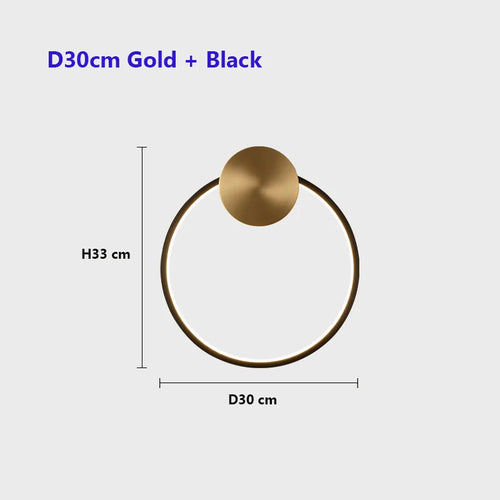 Round copper wall light for a creative luxury atmosphere - vue 21 sur 20