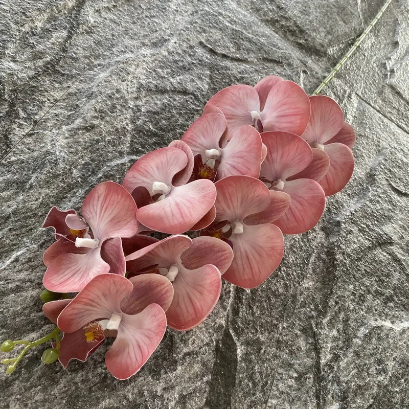 Artificial phalaenopsis decorative orchid for weddings and gardens - vue 18 sur 23