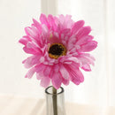 Set of artificial gerbera flower heads for indoor and outdoor decoration
