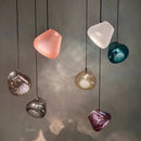 designer glass chandelier for kitchen bar and restaurant