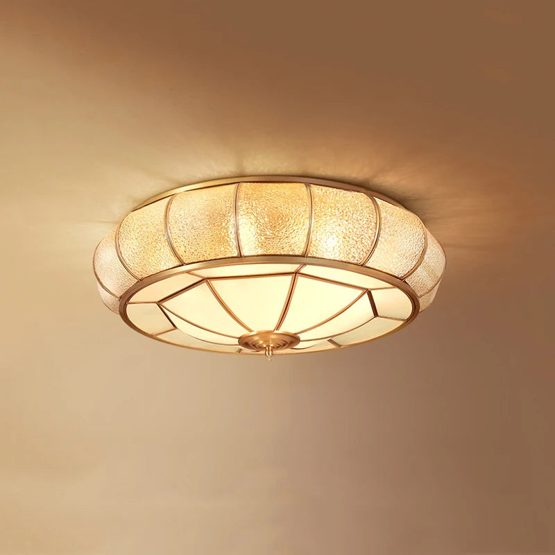 European style copper ceiling light for creative lighting in any space