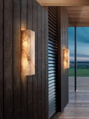 Waterproof outdoor LED wall light with natural marble design 2024