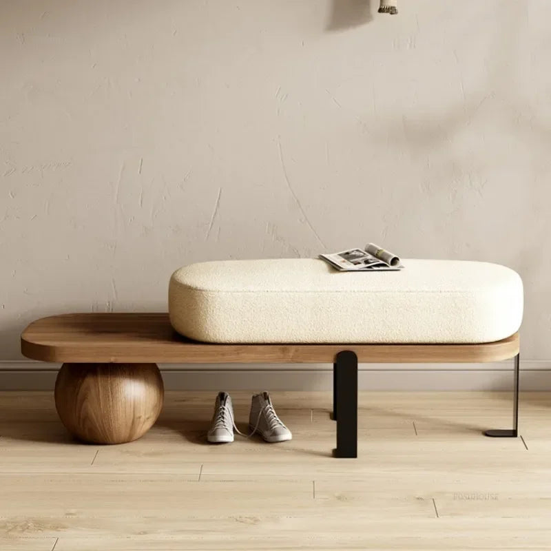 multifunctional solid wood bench for stylish interior - vue 3 sur 19