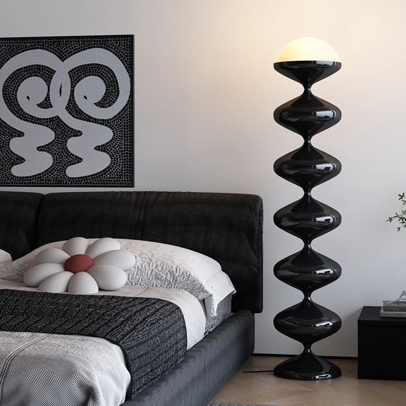 Minimalist designer floor lamp for an elegant and modern atmosphere