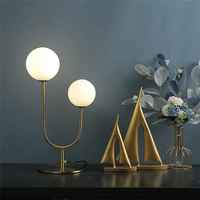 Modern glass floor lamp nordic style for interior decoration - vue 5 sur 7