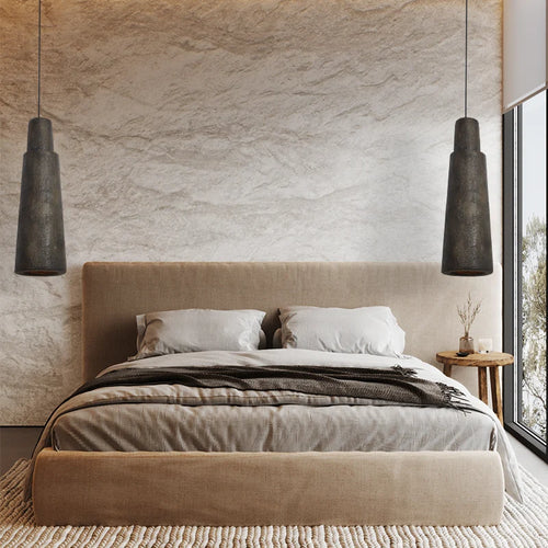 Nordic wabi sabi LED chandelier for restaurant and bar - vue 5 sur 9