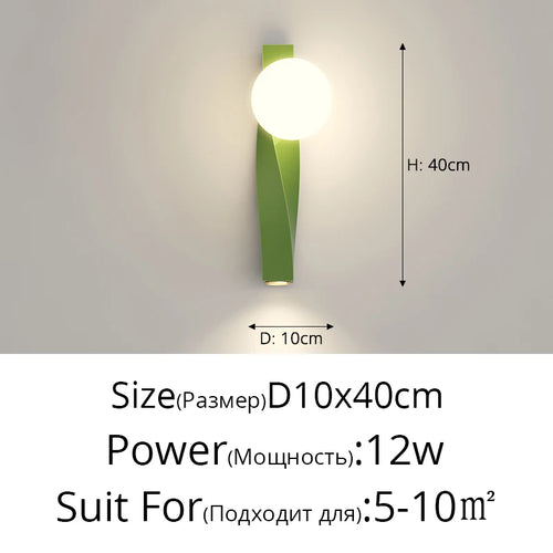 Minimalist u-shaped wall bedside lamp with anti-blue light - vue 11 sur 20