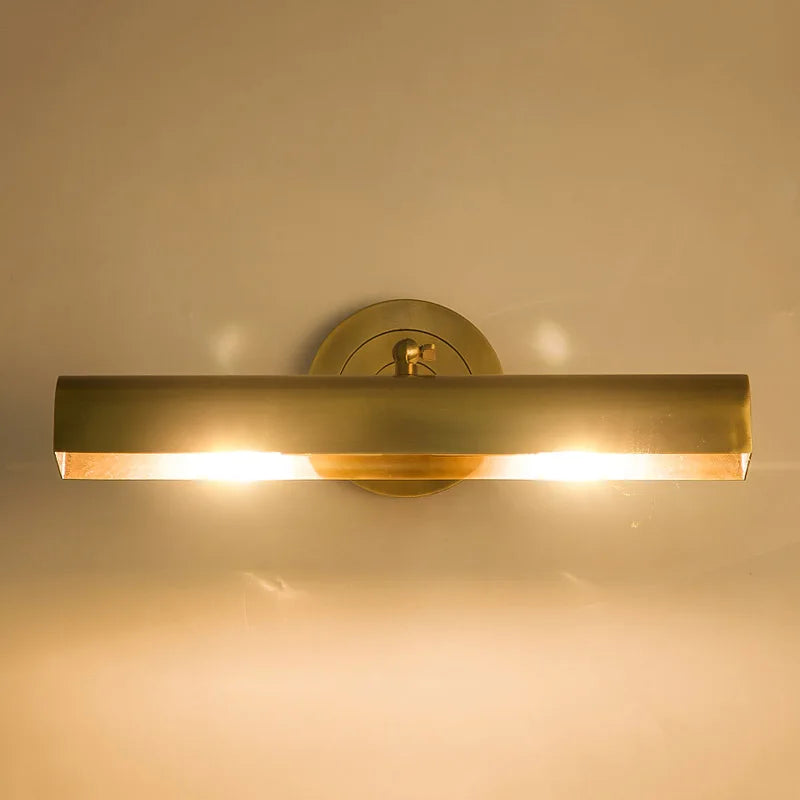 Copper wall light for living room