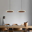 Chinese style black walnut wood pendant light for bar and restaurant