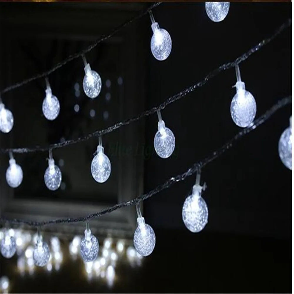Waterproof LED string light for outdoor garden Christmas decoration