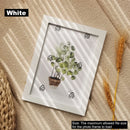 Decorative wooden photo frame for hanging or standing