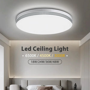 Ultra-thin round modern LED ceiling light for indoor lighting