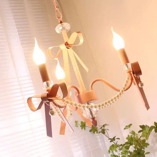 Cute romantic chandelier for children's room lighting decor - vue 3 sur 8