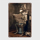 retro metal sign for fun wall decor