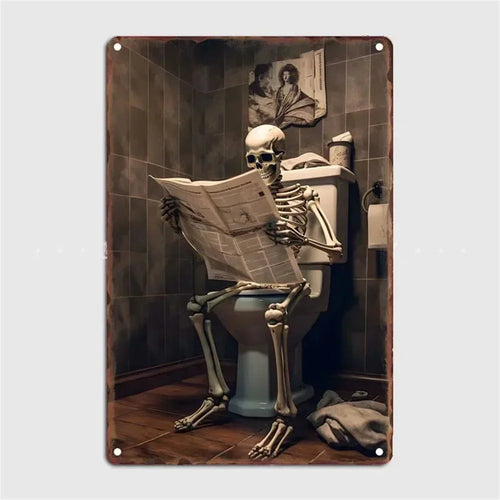 retro metal sign for fun wall decor - vue 13 sur 38