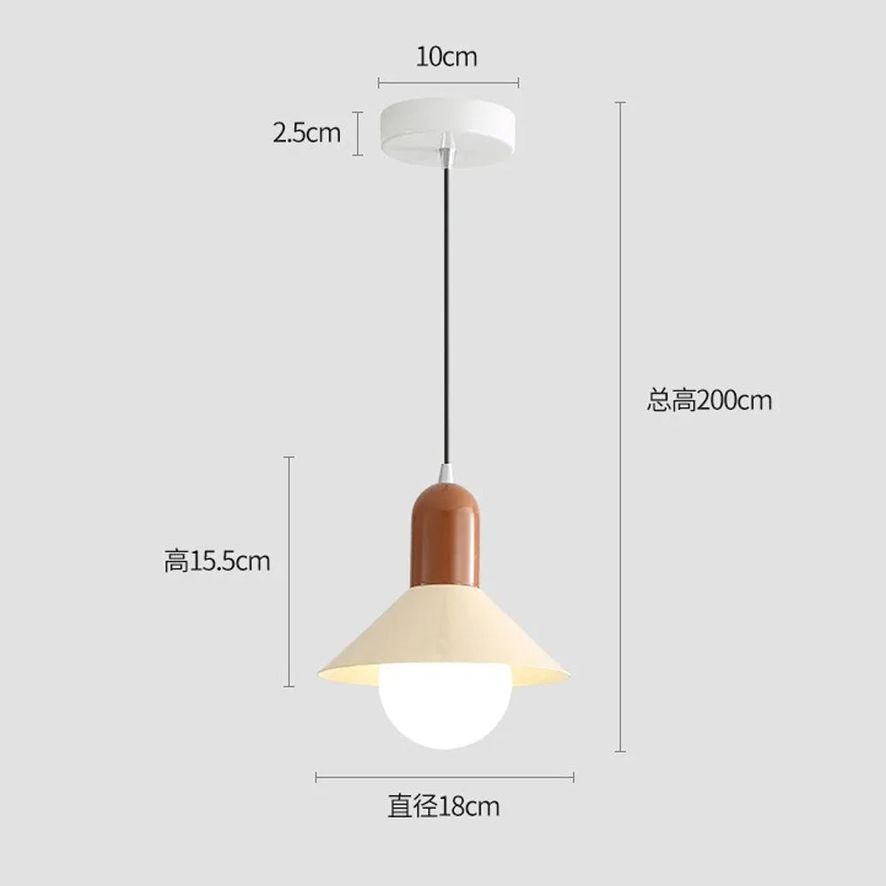 Minimalist LED pendant light for modern interior decor - vue 8 sur 9
