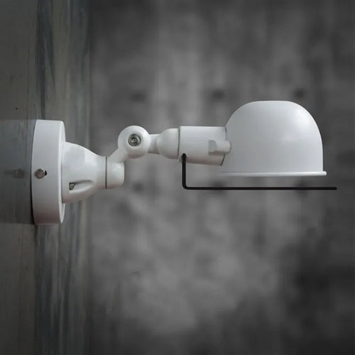 Retractable wall light swing arm with switch loft - vue 5 sur 16