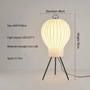 Japanese silk floor lamp wabi sabi for creative interior decoration