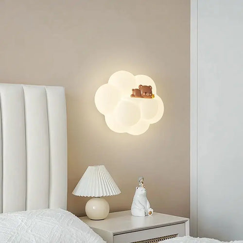 Animal wall light for children's and baby's room - vue 4 sur 9