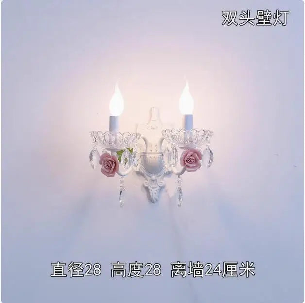 Korean style crystal wall light for decorative lighting - vue 14 sur 16