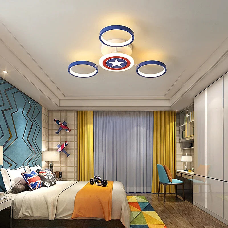 Decorative LED ceiling light for modern and elegant interiors - vue 5 sur 8