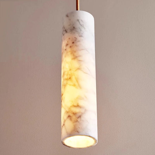 Luxury modern marble LED pendant lamp - vue 6 sur 15