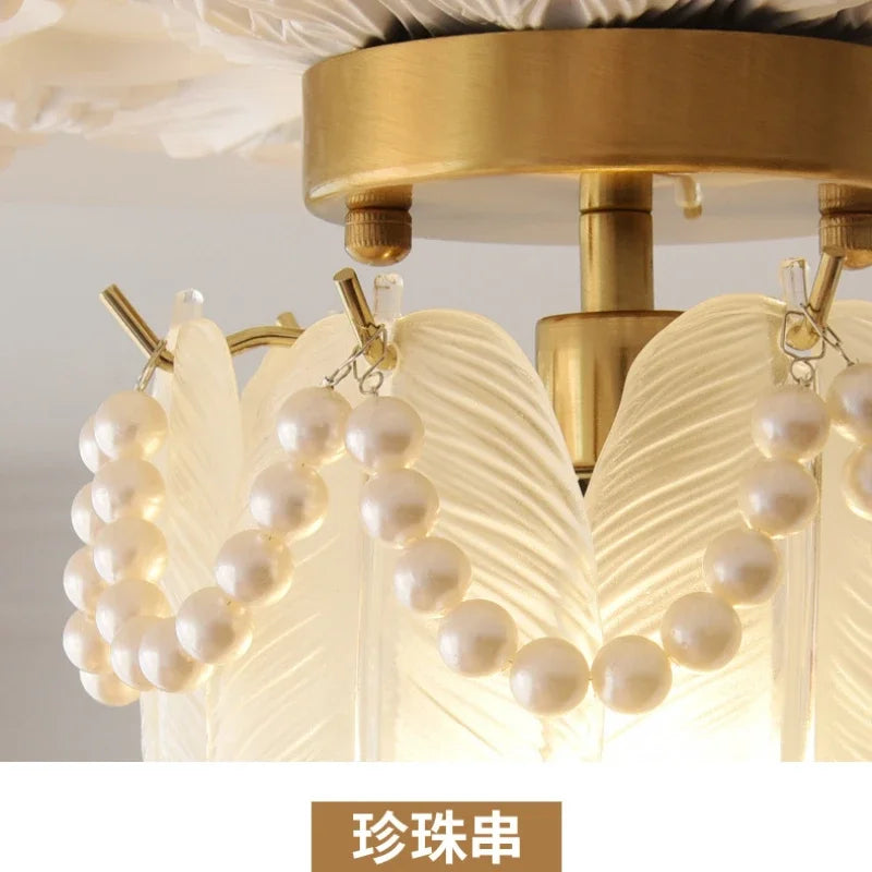 Lightweight crystal glass chandelier for modern lighting - vue 5 sur 30