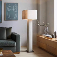 Hensley wabi sabi artistic fabric floor lamp for interior decoration