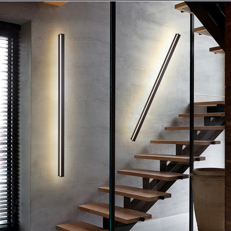 Minimalist LED wall light for modern Nordic interior decor