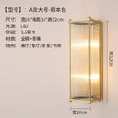 Modern decorative gold and silver crystal LED wall light