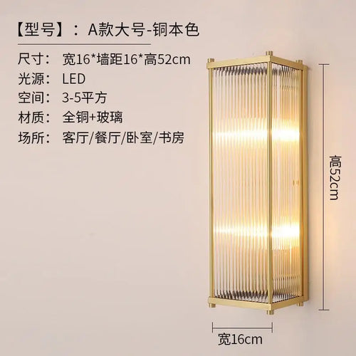 Modern decorative gold and silver crystal LED wall light - vue 9 sur 10
